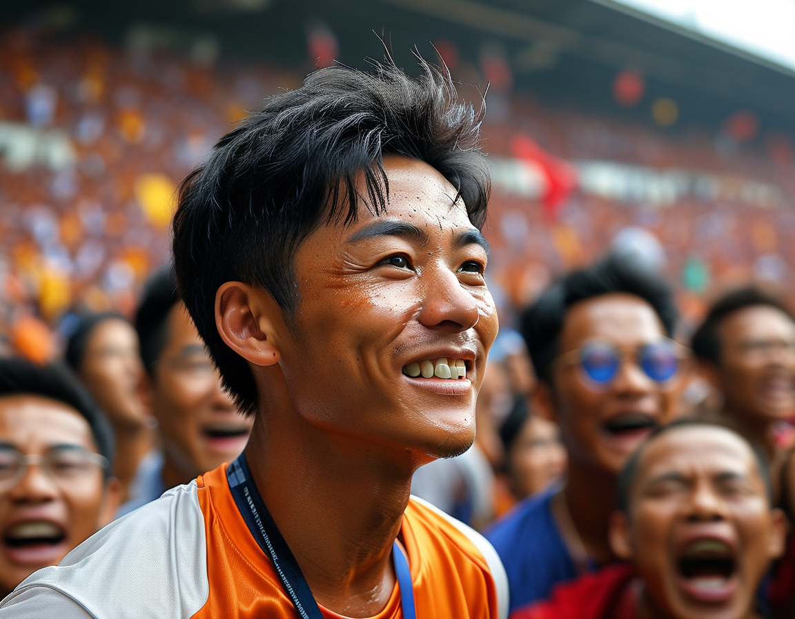 The tense atmosphere of the match, with players from both teams intensely competing for possession during a thrilling moment in the AFF Cup encounter.