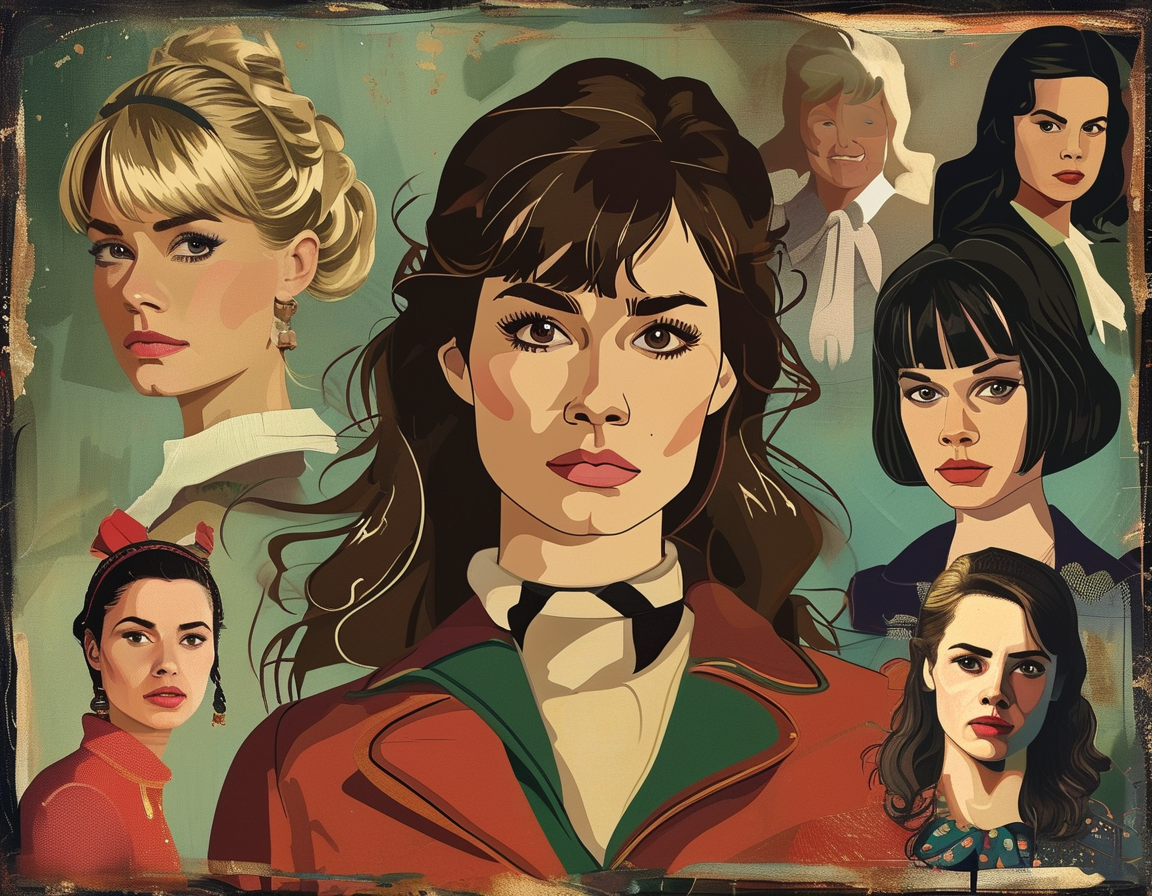 A nostalgic tribute to Diane Delano featuring a collage of her iconic roles in Northern Exposure, The Wicker Man, and popular animated shows, capturing her vibrant career.