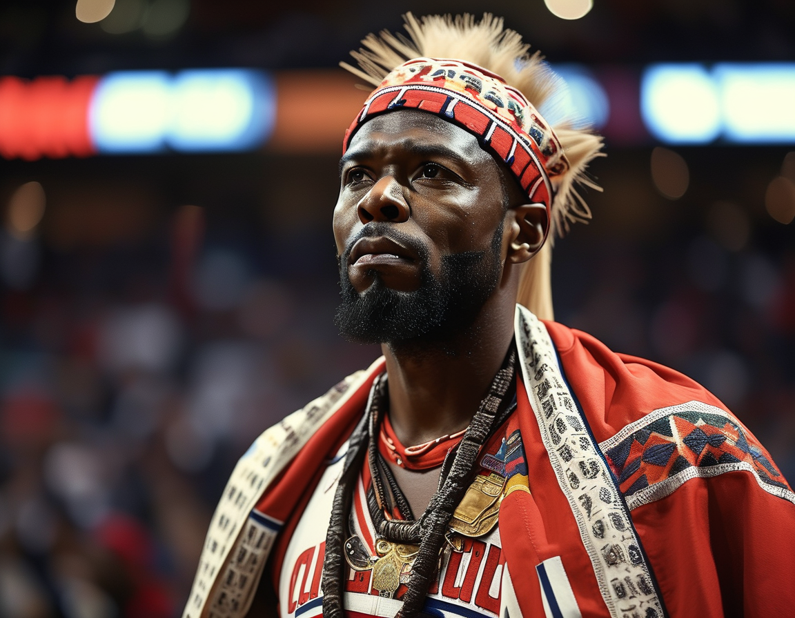 Clyde Edwards-Helaire in Chiefs uniform, looking reflective during a game, capturing the emotion of his departure from the team.