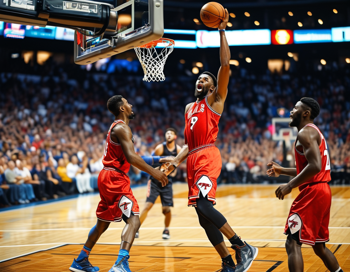 The Scotiabank Arena filled with cheering fans wearing Raptors and Bulls jerseys, demonstrating the lively atmosphere before the December 16 matchup.