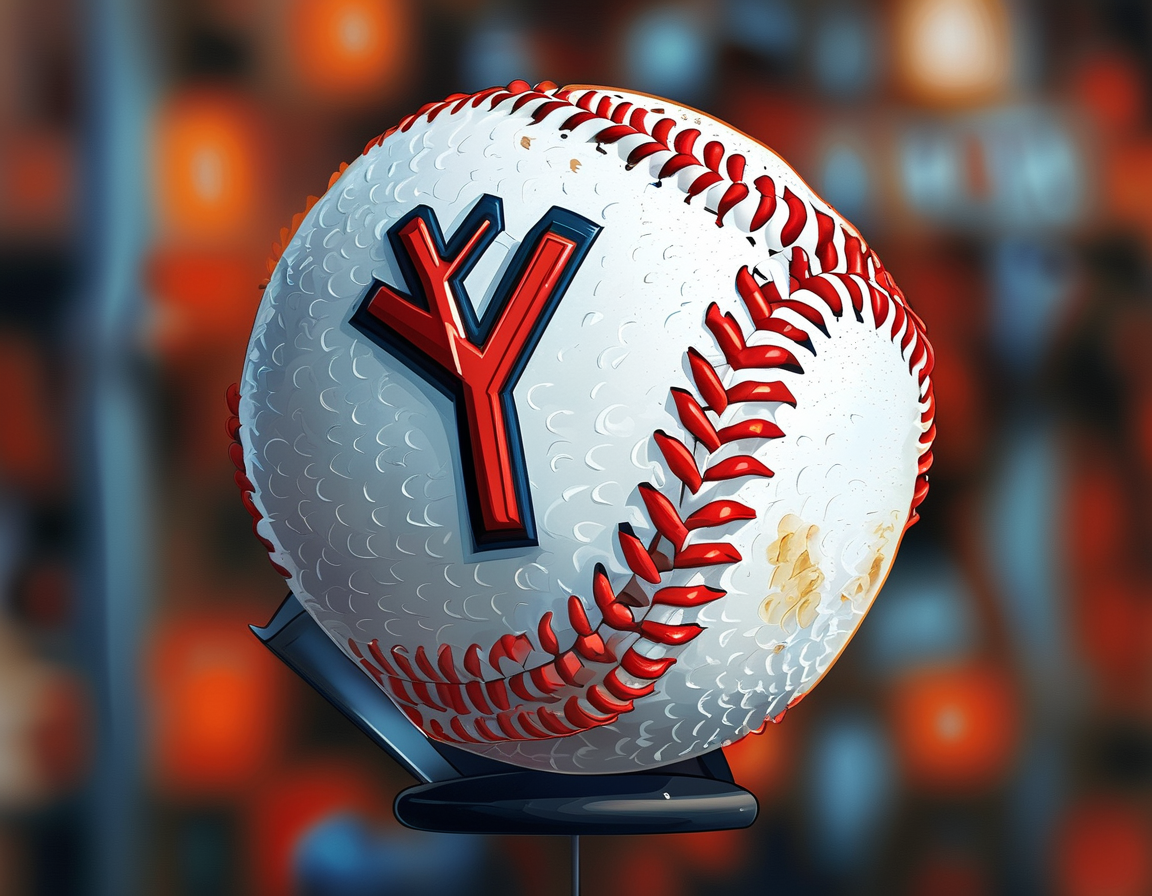 A dynamic scene of Yankees fans in pinstripes, animatedly discussing potential trades and signings during the MLB offseason, reflecting the buzz around their favorite team.
