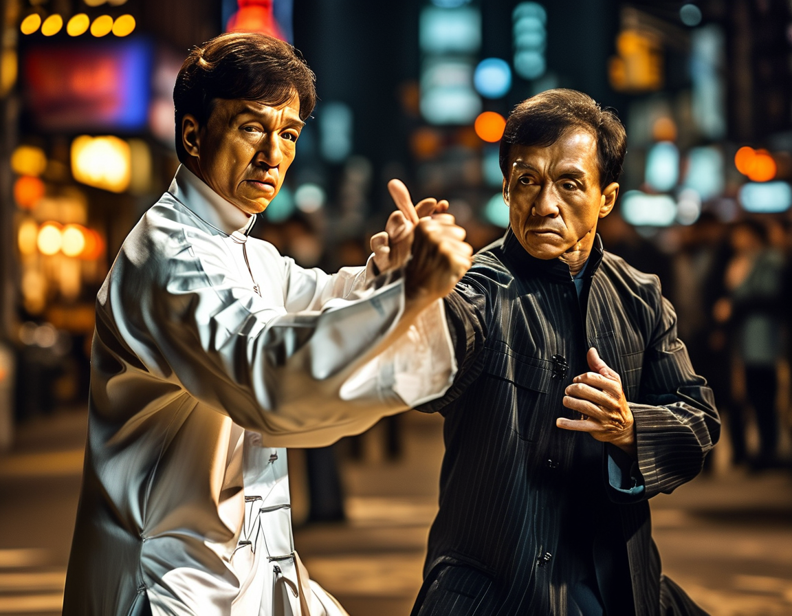A vibrant collage of iconic moments from the 'Karate Kid' franchise, symbolizing the legacy and emotional depth of mentorship and friendship across generations.