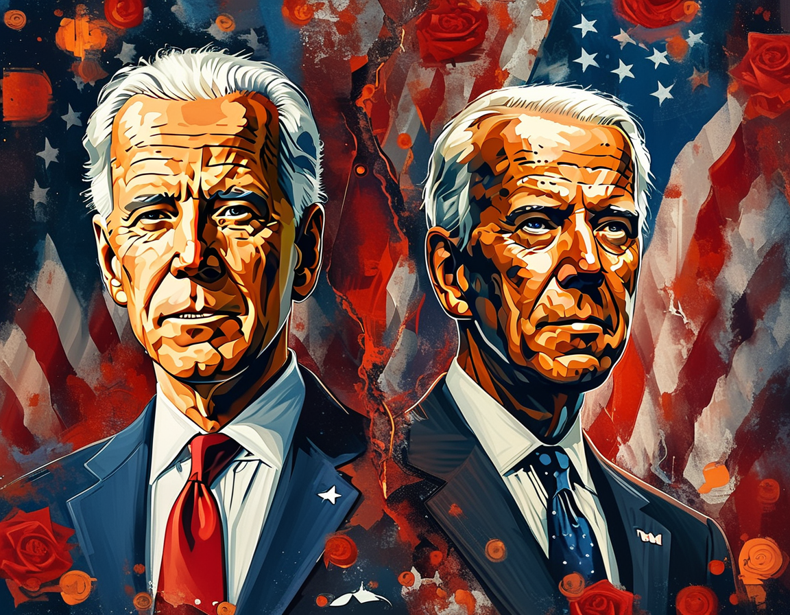 A visual metaphor showing a scale balancing truth and power, adorned with symbols like the American flag, social media icons, and a gavel, illustrating the consequences of manipulated historical narratives.