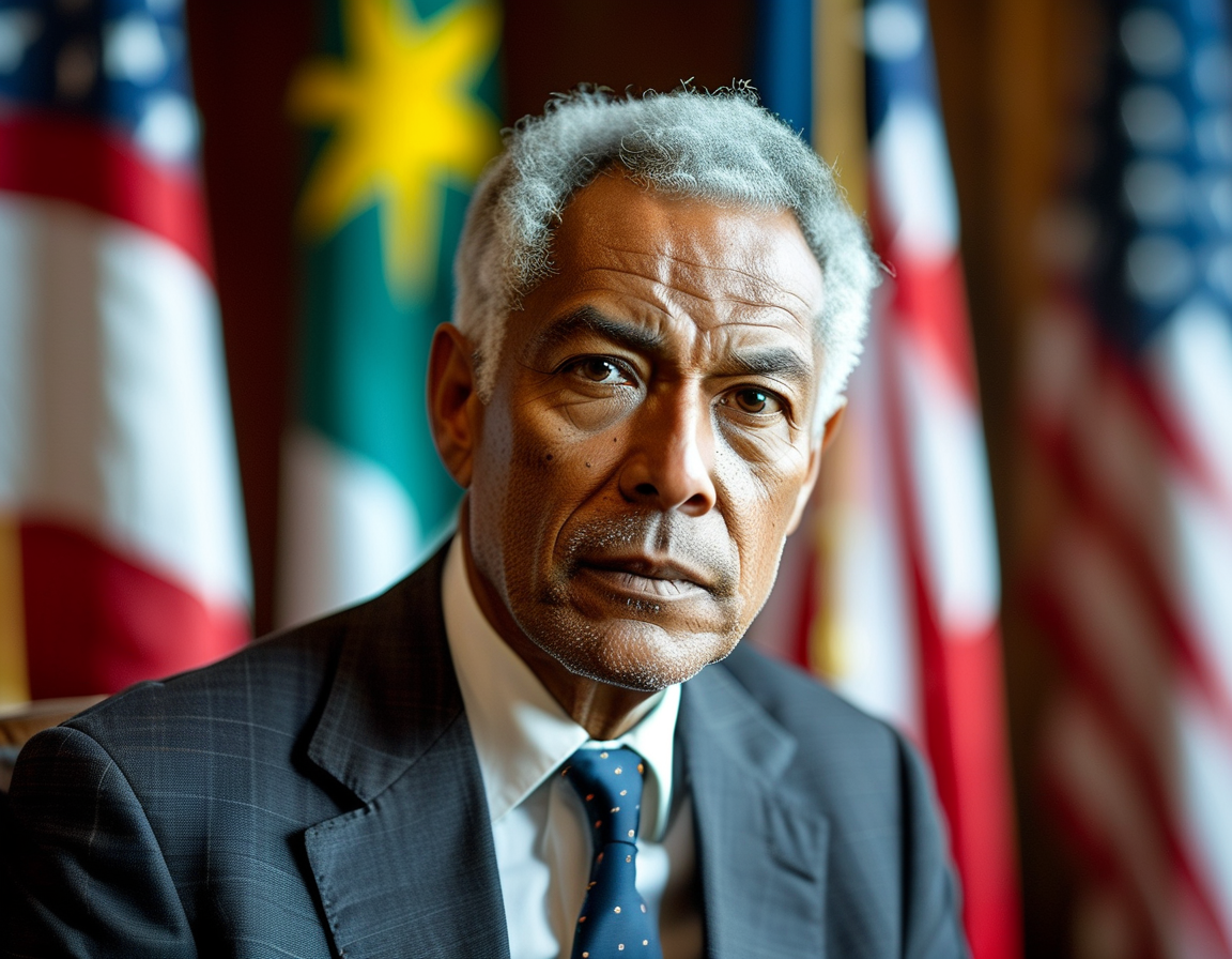 A scene depicting Capitol Hill with a banner reading 'Confirmation Hearings', representing the upcoming challenges Walker will face in securing his ambassadorship.