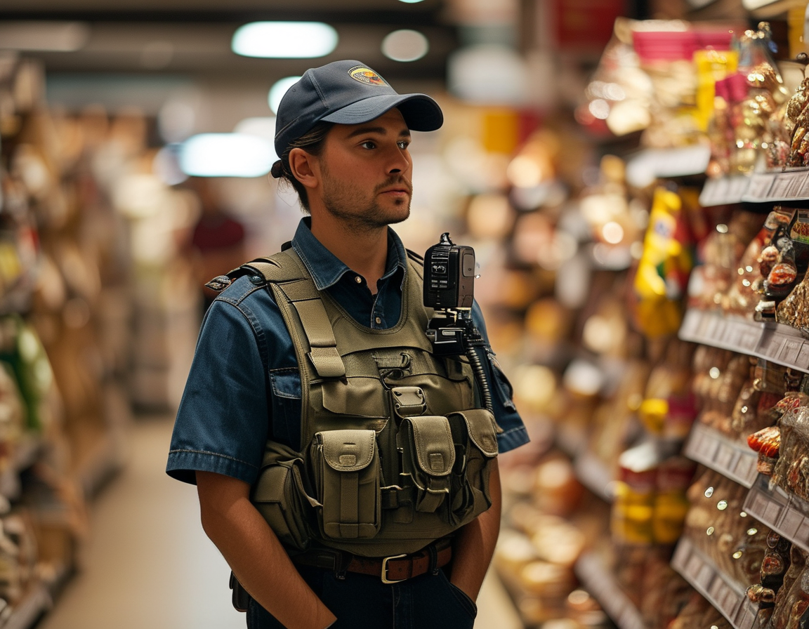 Visual representation of various retail items locked behind counters in stores like CVS and Walgreens, highlighting security measures taken due to increased shoplifting incidents.