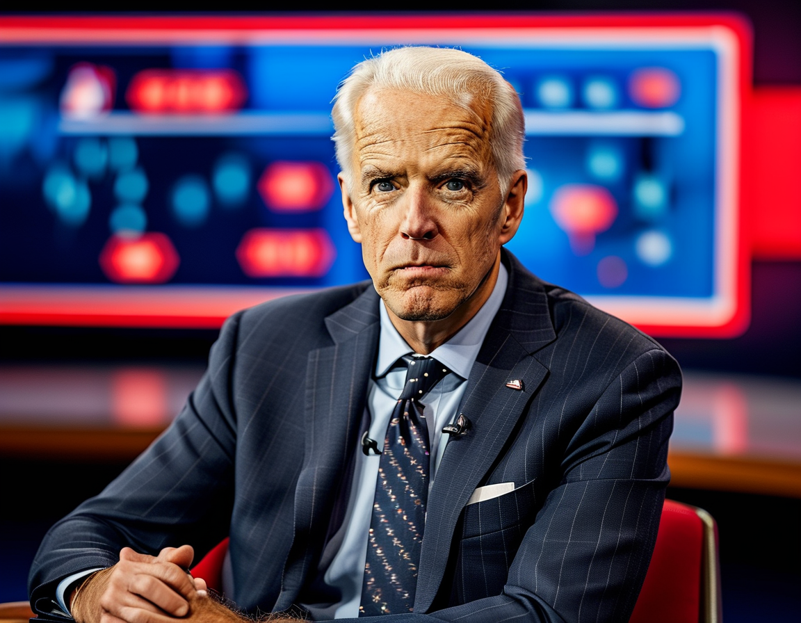A close-up of a newspaper headline discussing Biden's declining mental acuity, juxtaposed with a photo of Cillizza reading the article with a thoughtful expression.