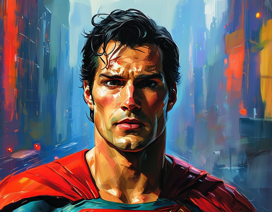 A split image showing the contrasting portrayals of Superman: the traditional dark hero on one side and the new emotionally complex figure on the other, highlighting audience reactions.