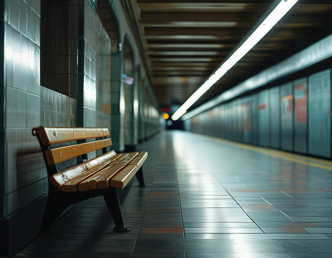 A close-up of burnt and damaged items scattered on a subway floor, representing the remnants of a tragic event and the vulnerability of homeless individuals.