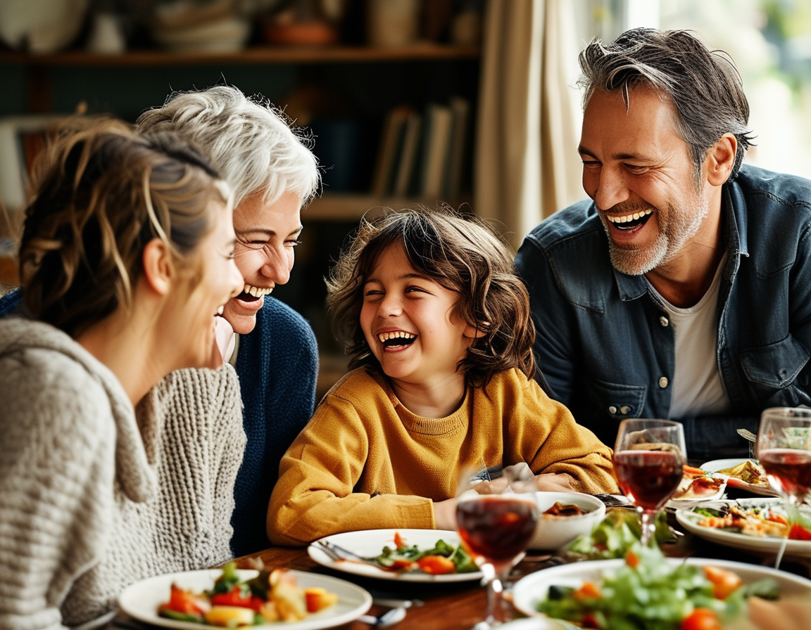 A close-up of hands passing food at a dinner table, symbolizing connection and nurturing relationships through shared meals and meaningful dialogue.