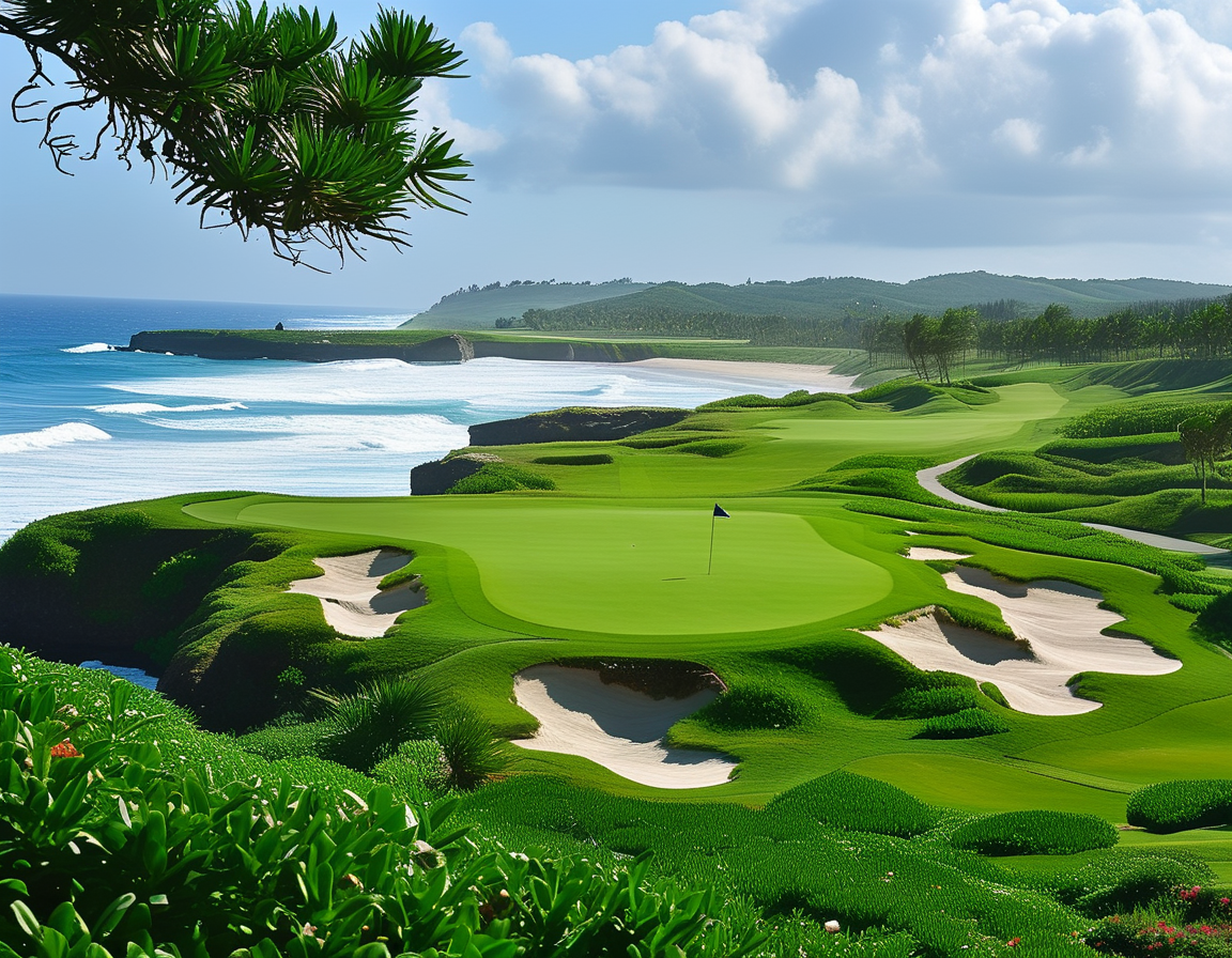 Top golfers preparing for the 2025 Sentry Tournament, showcasing their determination and skill as they practice on the picturesque Kapalua greens.