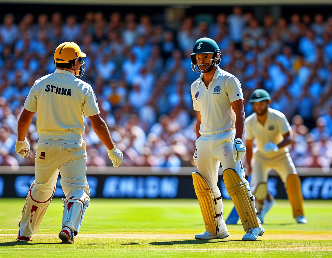 Prasidh Krishna celebrating after taking the vital wicket of Steve Smith, showcasing the competitive atmosphere on Day 2 of the Test Match.