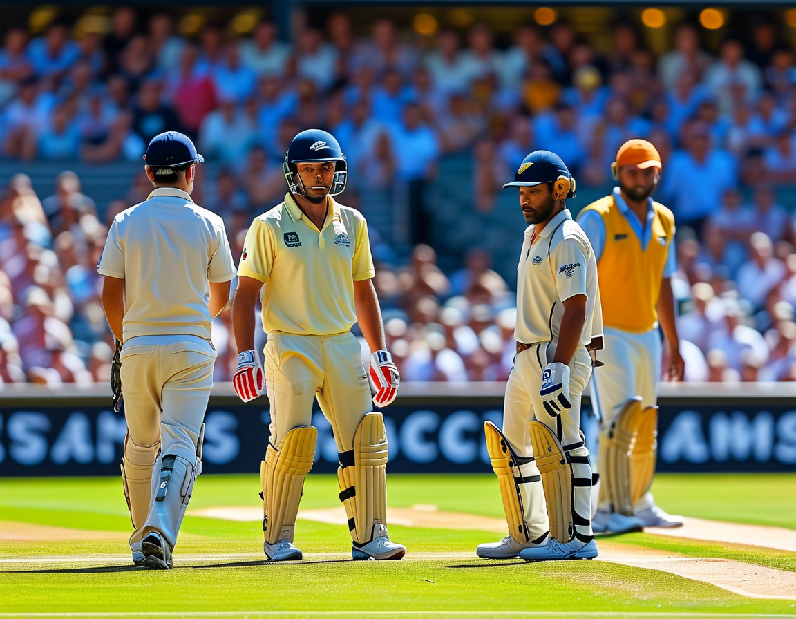 Fans in the stadium expressing excitement and tension, capturing the emotional rollercoaster of cricket during the intense match between India and Australia.