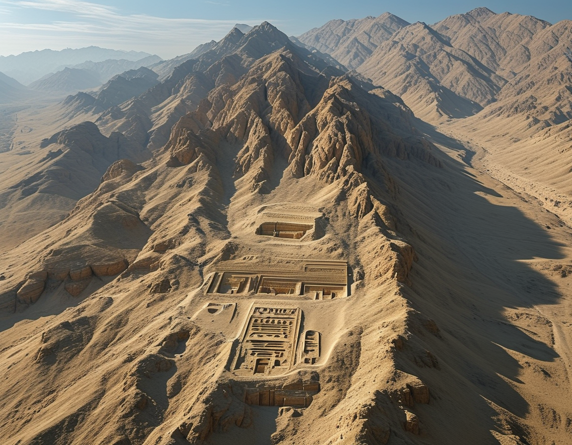 An artist's depiction of ancient Egyptians preparing a Pharaoh's tomb, surrounded by treasures and artifacts for the afterlife, highlighting their cultural devotion and elaborate burial rituals.