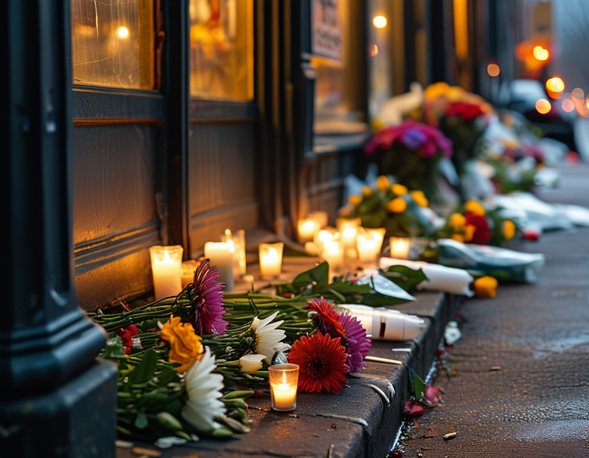 A crowded New York City deli, illustrating the environment where the tragic stabbing occurred, highlighting the everyday settings that can escalate to violence.