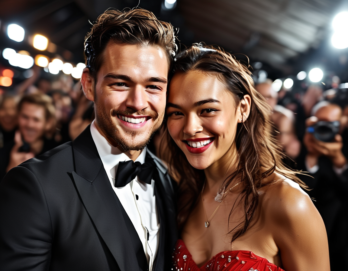 A close-up of Zendaya's stunning engagement ring sparkles under the lights at a public event, showcasing the unique design by Jessica McCormack that beautifully symbolizes her romantic journey with Tom Holland.