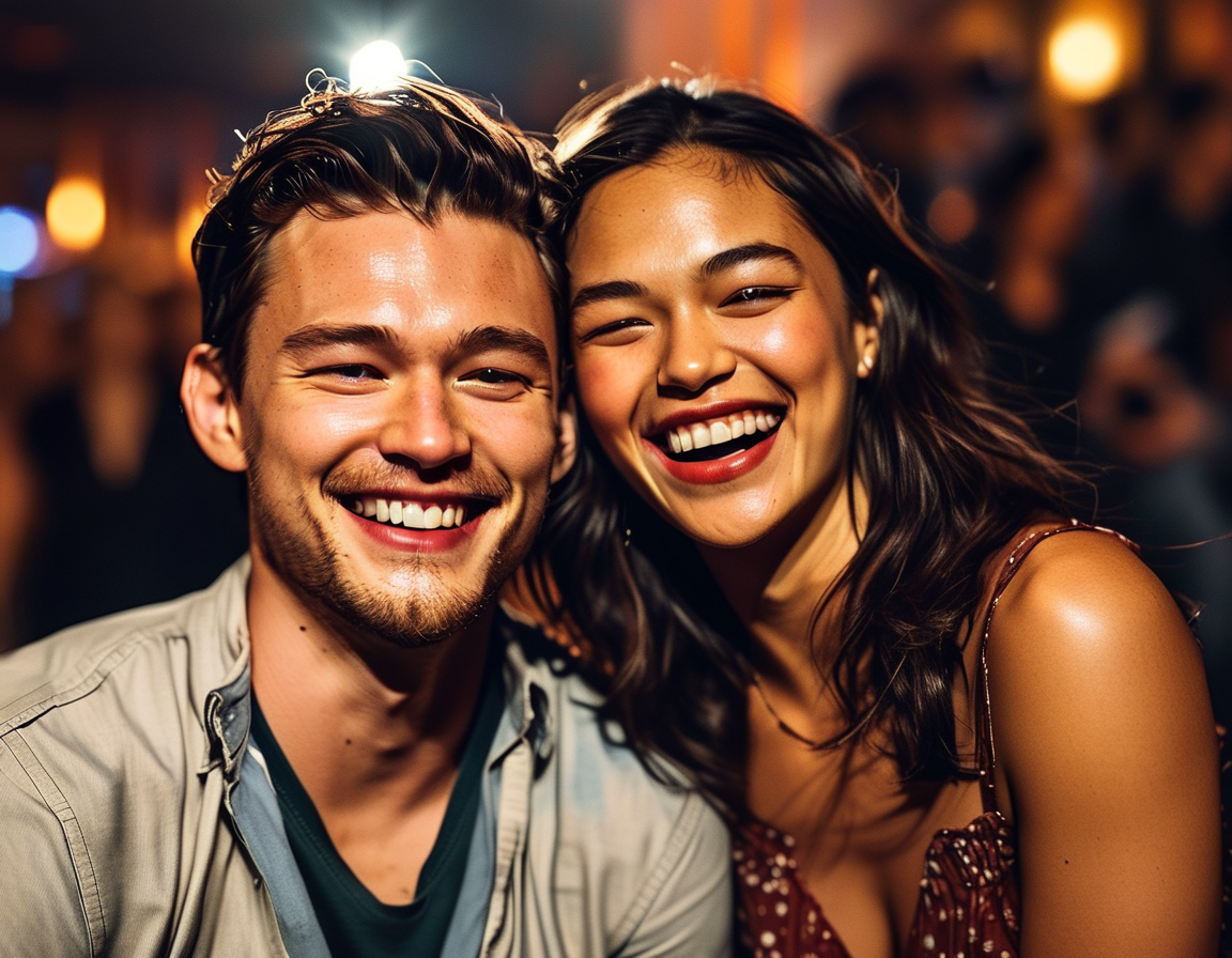 An image of Tom Holland attempting a backflip at a family gathering, with Zendaya watching in amusement, illustrating their fun and carefree moments together.