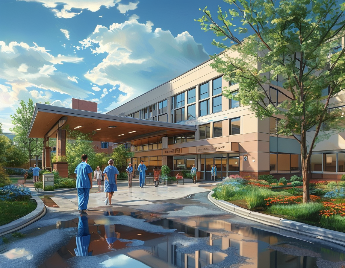 A grieving family holding hands in a hospital corridor, representing the emotional fallout of medical errors and the conversations that never took place. Their expressions reflect sadness and confusion.