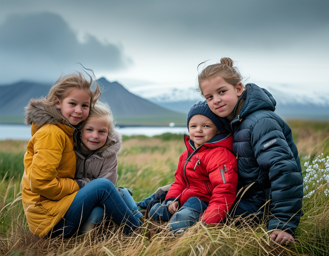 A serene landscape of Iceland showcasing its remote fishing village, which highlights the unexpected location where the siblings were found.