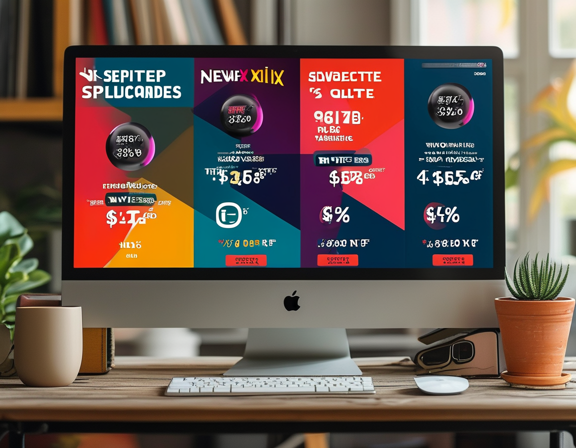An infographic illustrating Netflix's new subscription prices and tiers, highlighting the increases for ad-supported and ad-free plans, with vibrant colors and engaging icons.