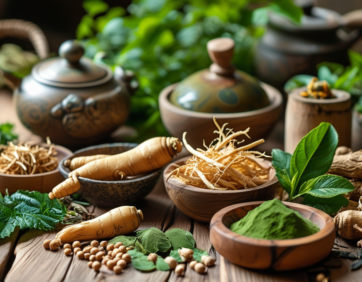 A person enjoying a warm cup of green tea while relaxing outdoors, symbolizing a gentle and soothing energy boost from natural sources.