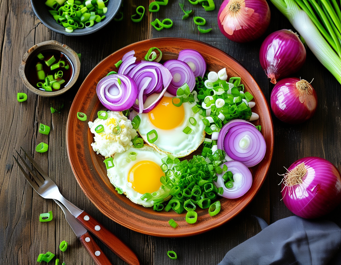 Sliced purple onions soaking in vinegar in a jar, demonstrating a simple preparation method that can boost blood circulation and overall health.
