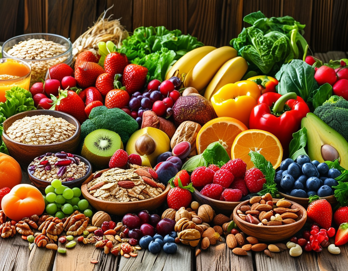 A clear glass of water surrounded by fresh fruits such as apples and berries, emphasizing the importance of hydration in maintaining digestive comfort and preventing discomfort associated with hemorrhoids.