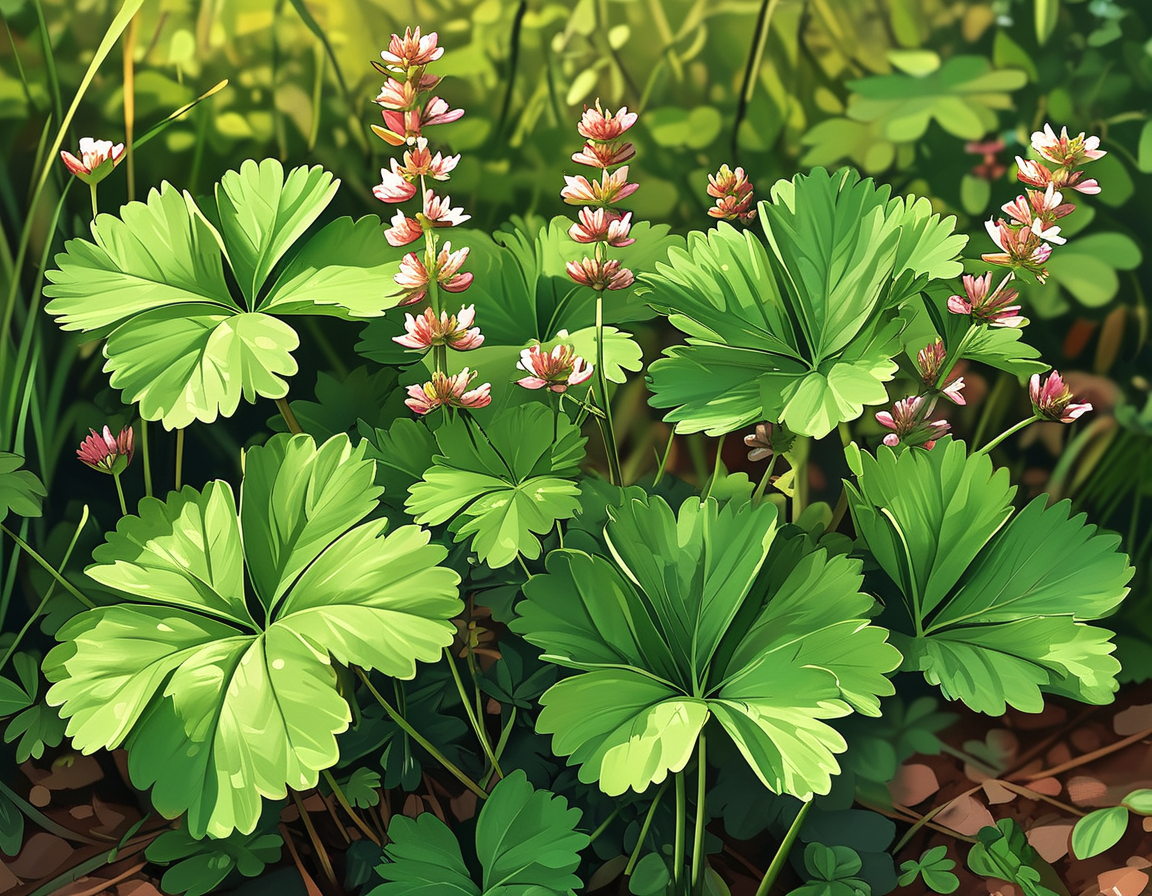 A close-up view of crushed Plantago major leaves applied to a small cut, demonstrating its wound healing properties and natural first aid capabilities.