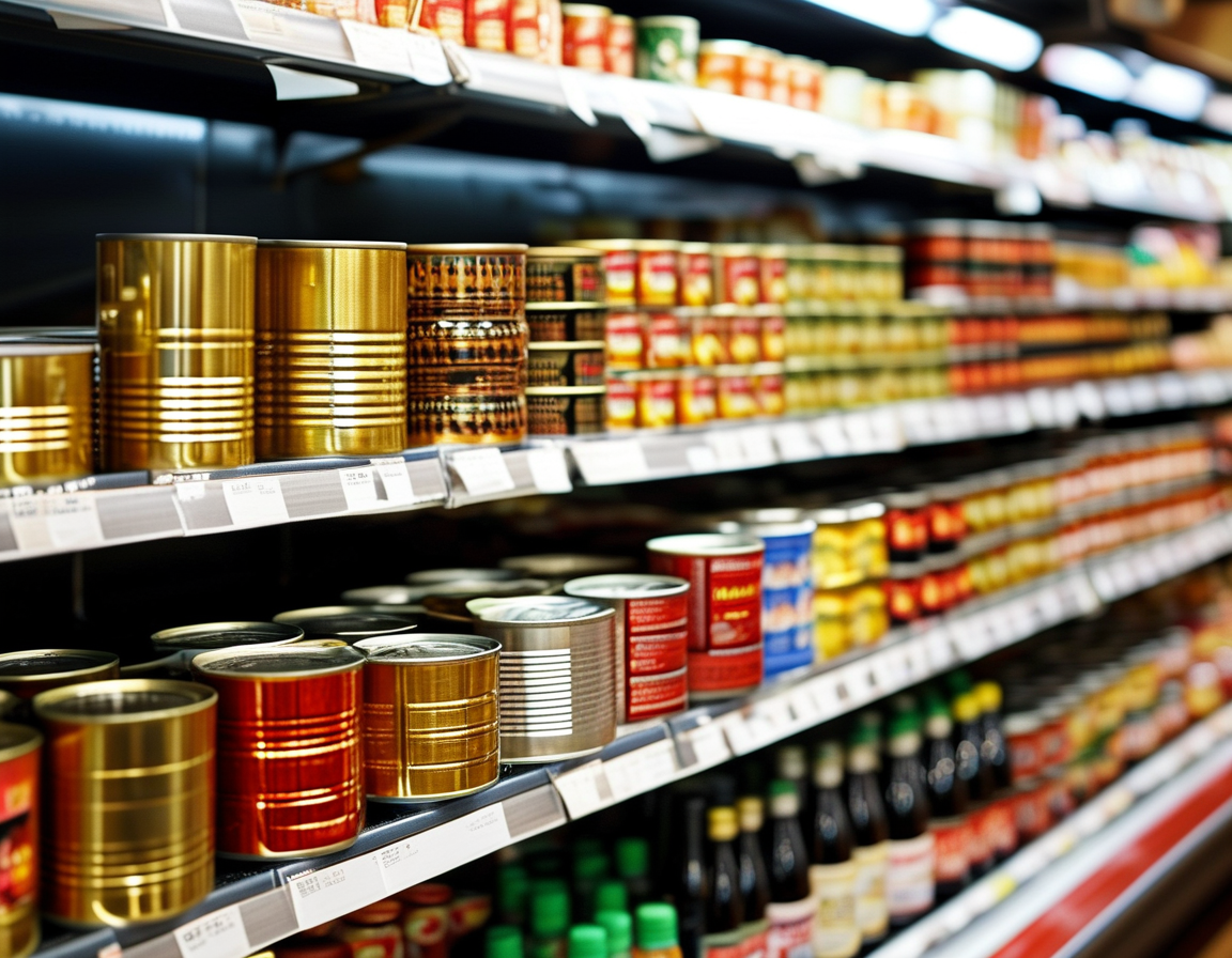 A close-up of a can of H-E-B Solid White Tuna, showcasing the UPC code that consumers must check to identify affected products during the recall process.