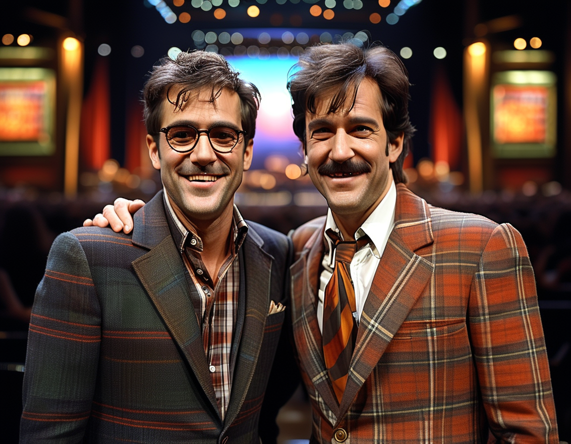 A collage of photographs featuring cast members from the 1985 SNL season, including Jon Lovitz, Anthony Michael Hall, and Robert Downey Jr., highlighting their memorable performances and chemistry.