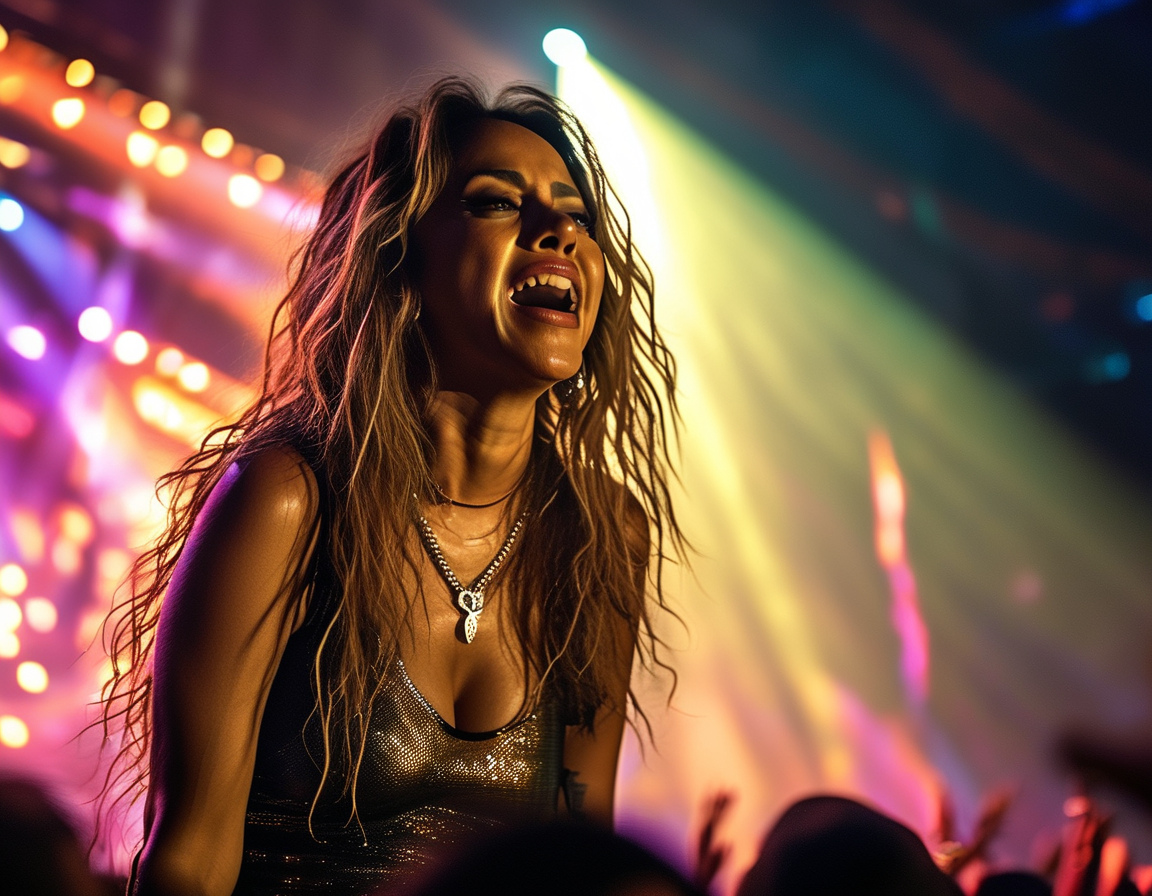 Shakira's emotional post on social media, detailing her hospital visit and expressing disappointment over canceling the concert, conveying vulnerability and connection with fans.
