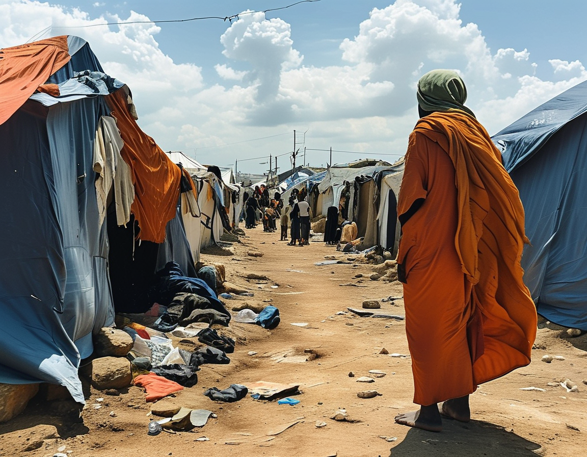 Medical personnel from MSF providing crucial care in a field hospital, representing the life-saving services they offered before halting activities due to escalating violence.